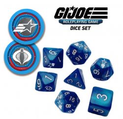 G.I. JOE: ROLEPLAYING GAMES -  ENSEMBLE DE DÉS (ANGLAIS) -  DÉS JDR ESSENCE 20